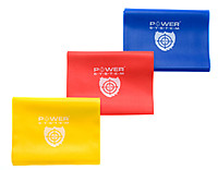 Набор лент (комплект 3шт) эспандер Power System PS-4007 Resistance Band Set, фото 1